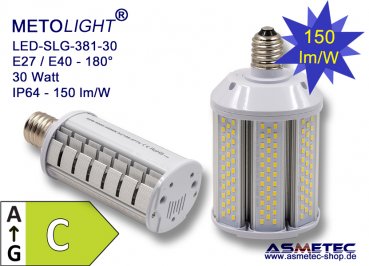 LED-Lampe SLG381 - 30 Watt, E27, 180°, 4200 lm, warmweiß
